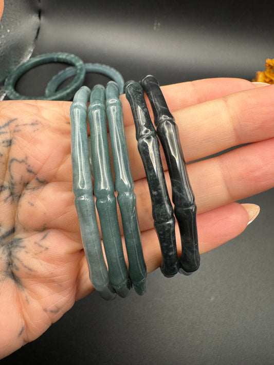 Jade Bamboo Bangle