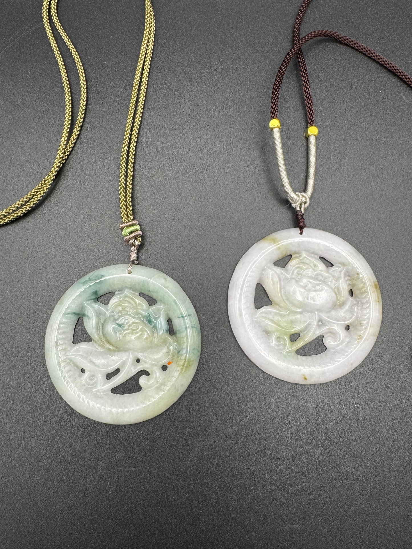 Jade Flower Pendant