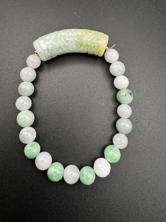 Jade Half Bangle