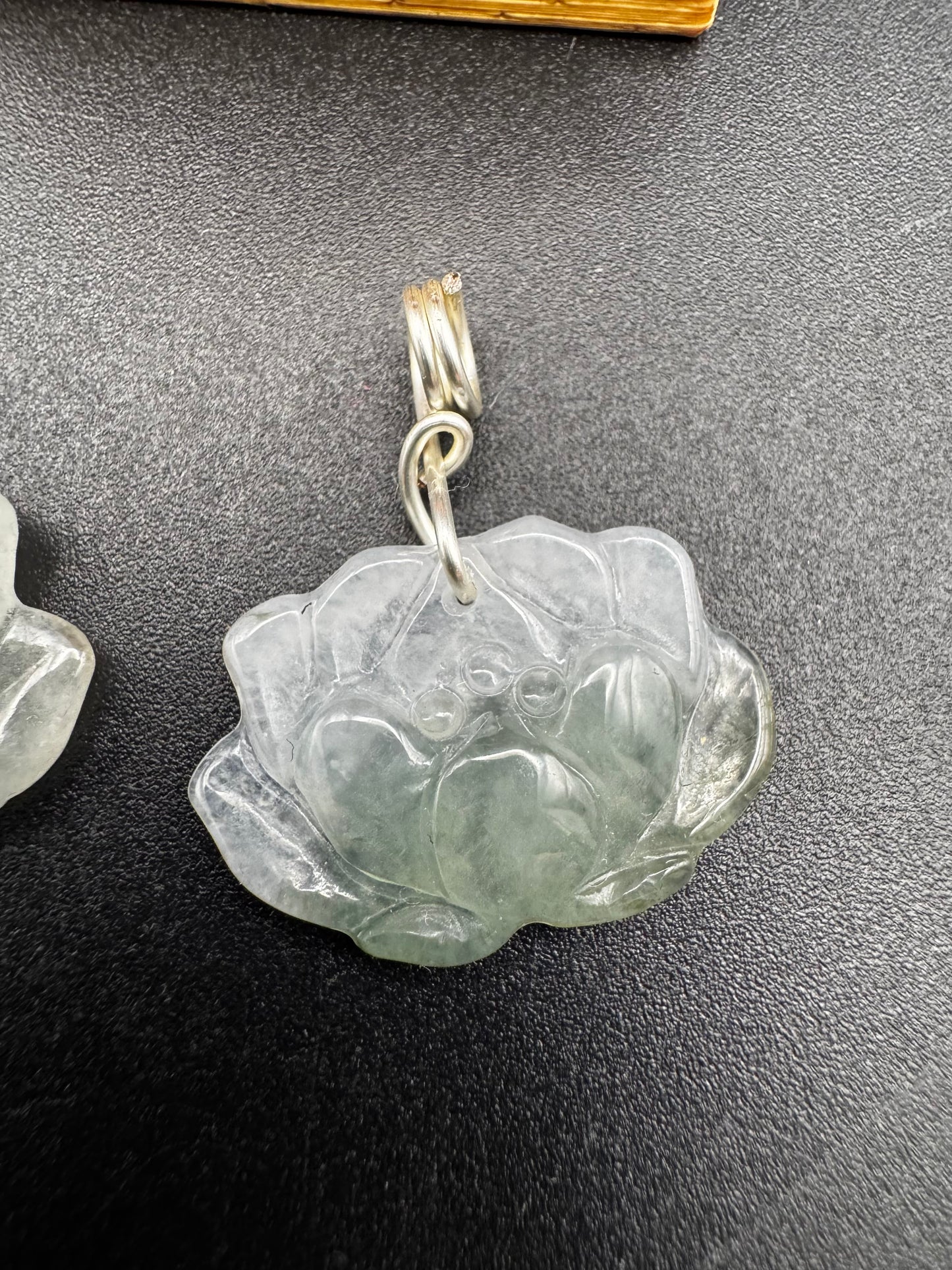Icy Jade Lotus Pendant